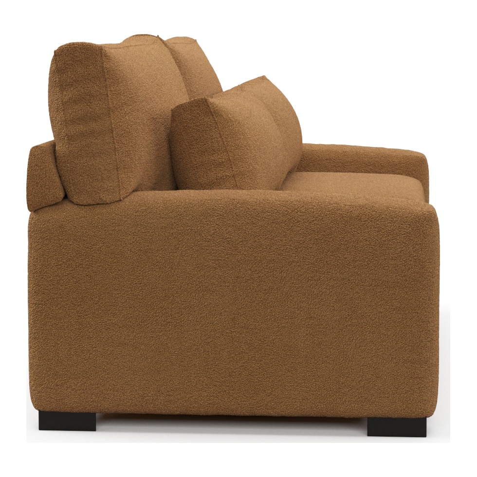 winston light brown sofa   