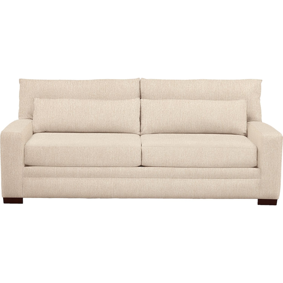 winston light brown sofa   