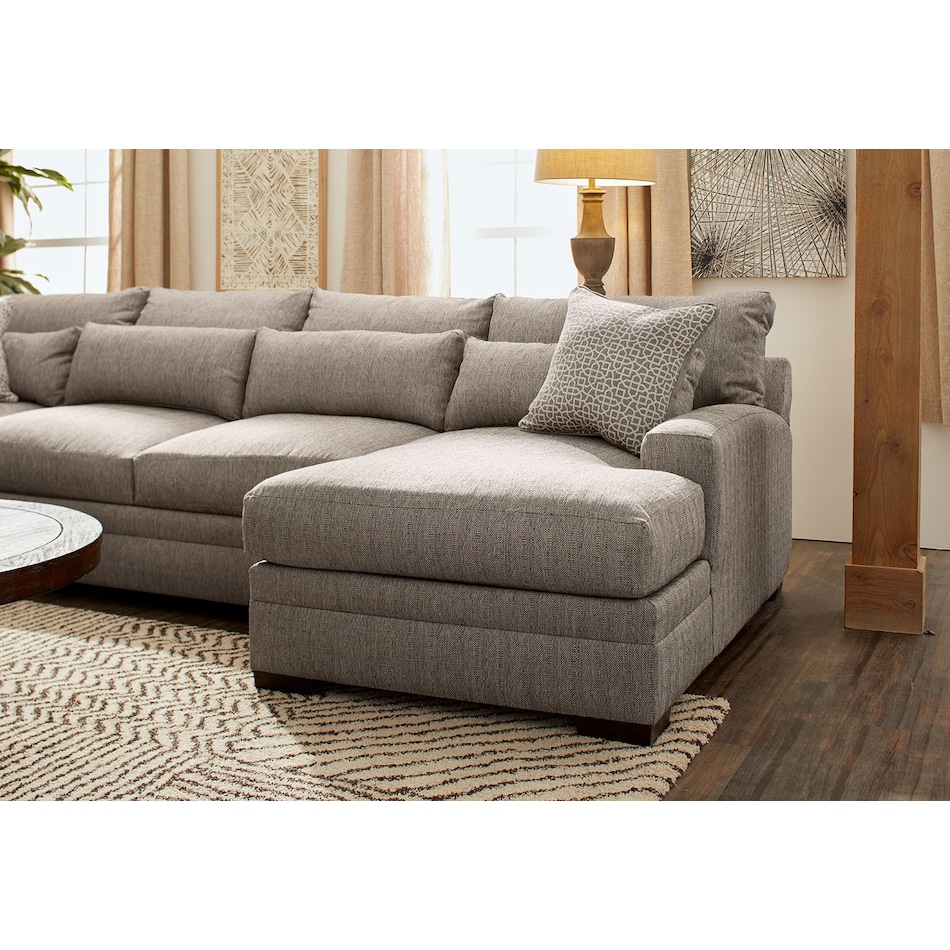 Winston 4Piece Sectional with Chaise American Signature Furniture