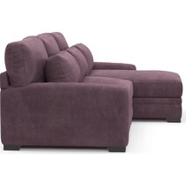 winston purple sectional   
