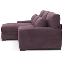 winston purple sectional   