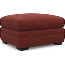 winston red ottoman   