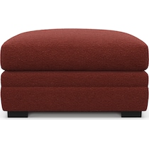 winston red ottoman   