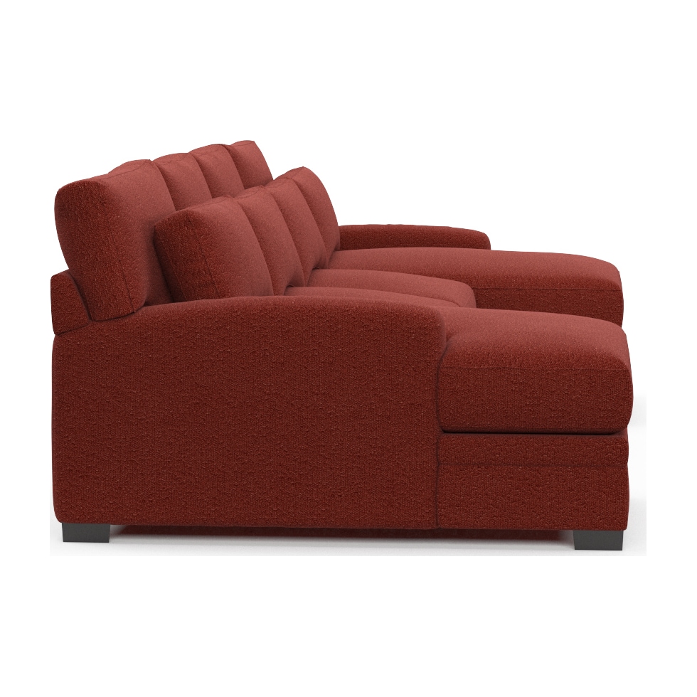 winston red sectional   