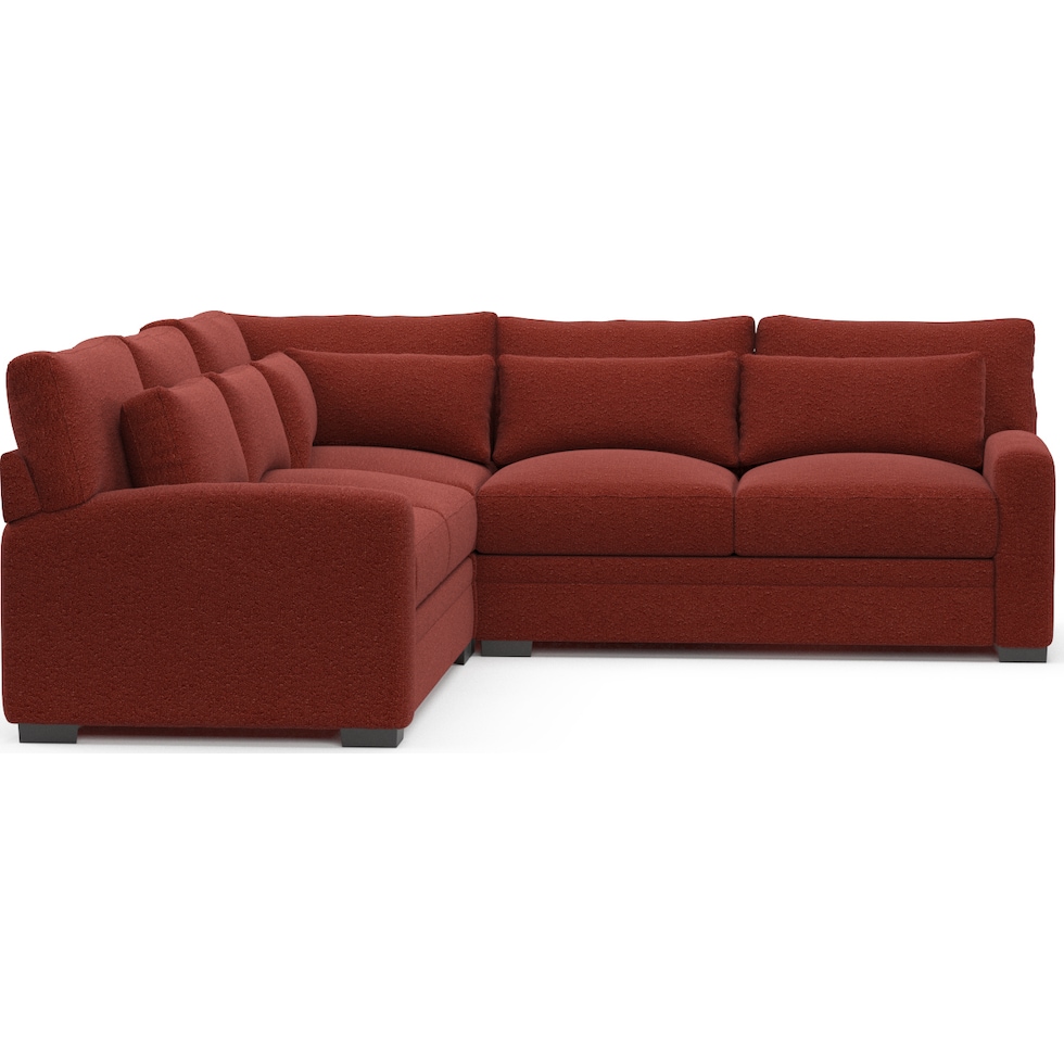 winston red sectional   