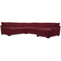 winston red sectional   