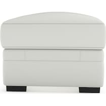 winston white ottoman   