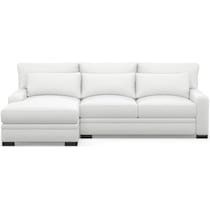 winston white sectional   