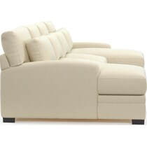 winston white sectional   
