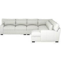winston white sectional   