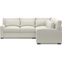 winston white sectional   