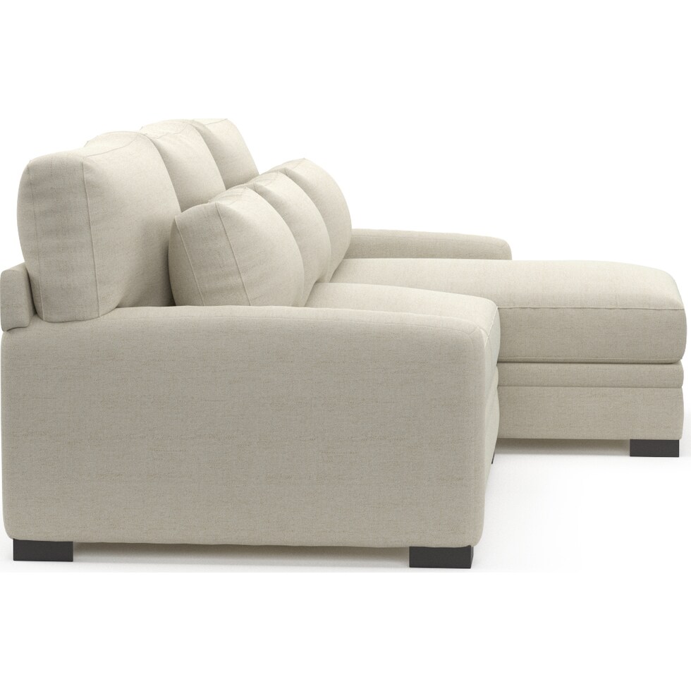 winston white sectional   