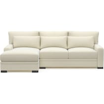 winston white sectional   