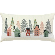 winter village multi accent pillow   