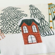 winter village multi accent pillow   