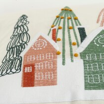 winter village multi accent pillow   