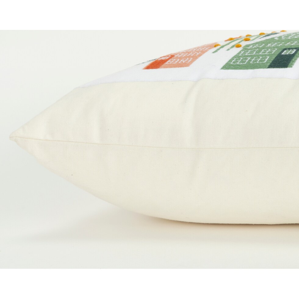 winter village multi accent pillow   
