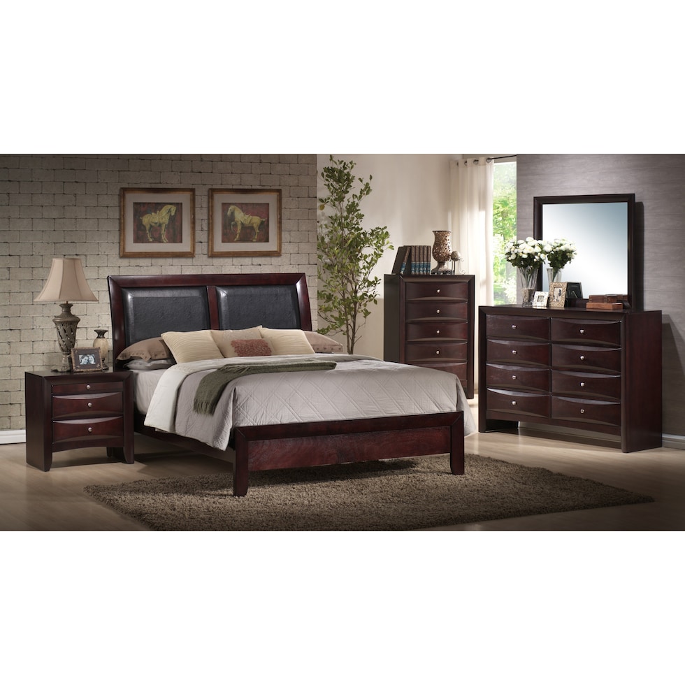 wisteria dark brown chest   