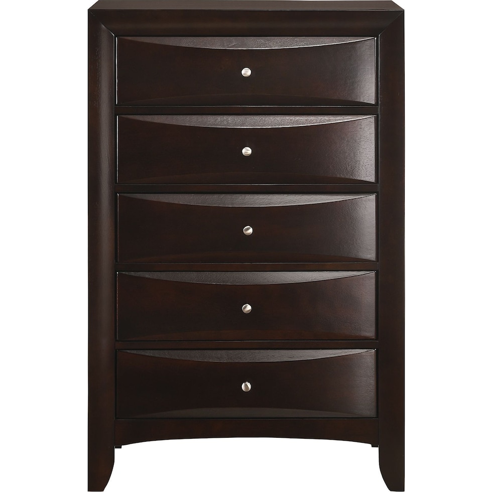 wisteria dark brown chest   