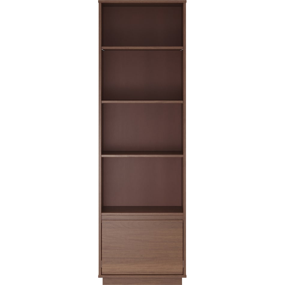 woodbury dark brown bookcase   