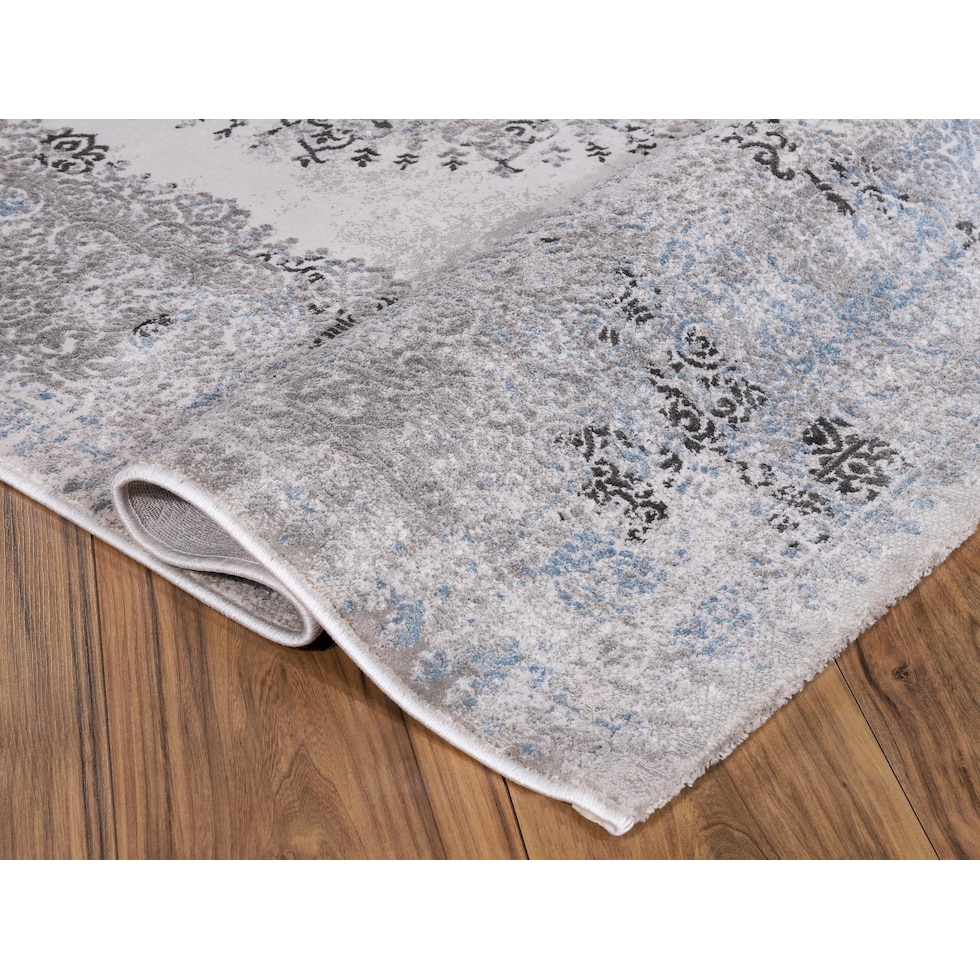 woodruff beige light blue area rug  x    