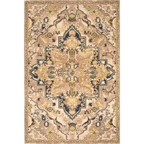 woven citron navy area rug ' x '   