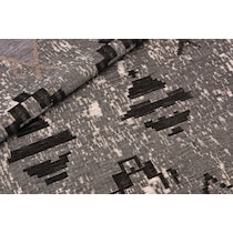 woven gray area rug  x    