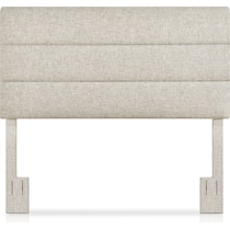 wren gray full queen headboard   