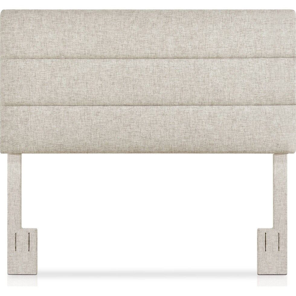 wren gray full queen headboard   