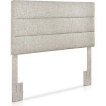 wren gray full queen headboard   