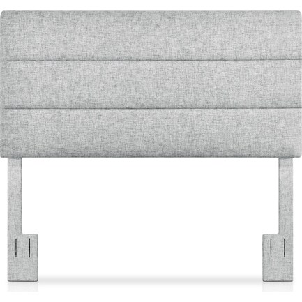 Wren Full/Queen Upholstered Headboard - Platinum Gray