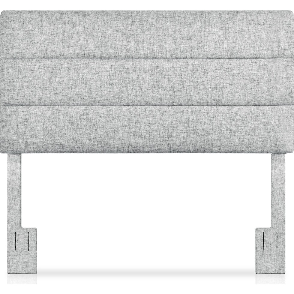 wren gray full queen headboard   