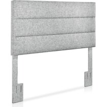 wren gray full queen headboard   