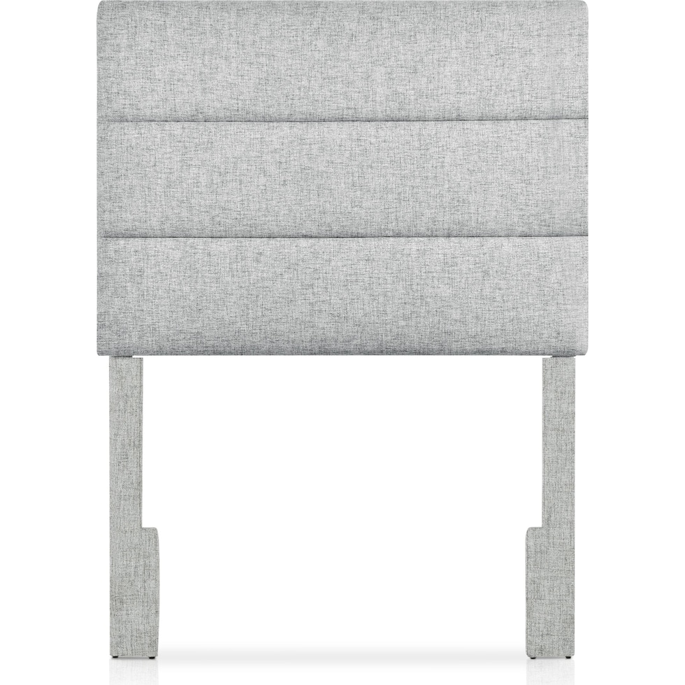 wren gray twin headboard   