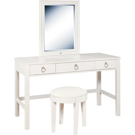 Wrenly Vanity and Stool