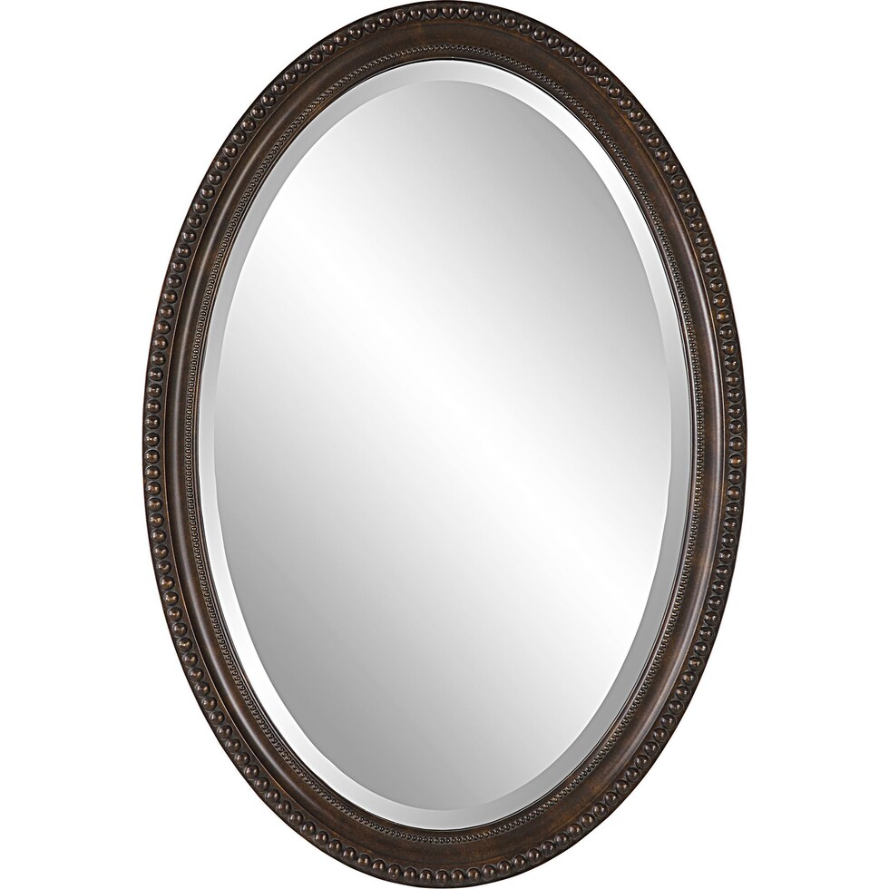 wulfstan dark brown mirror   