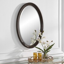 wulfstan dark brown mirror   