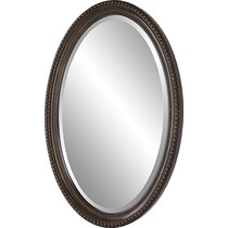 wulfstan dark brown mirror   