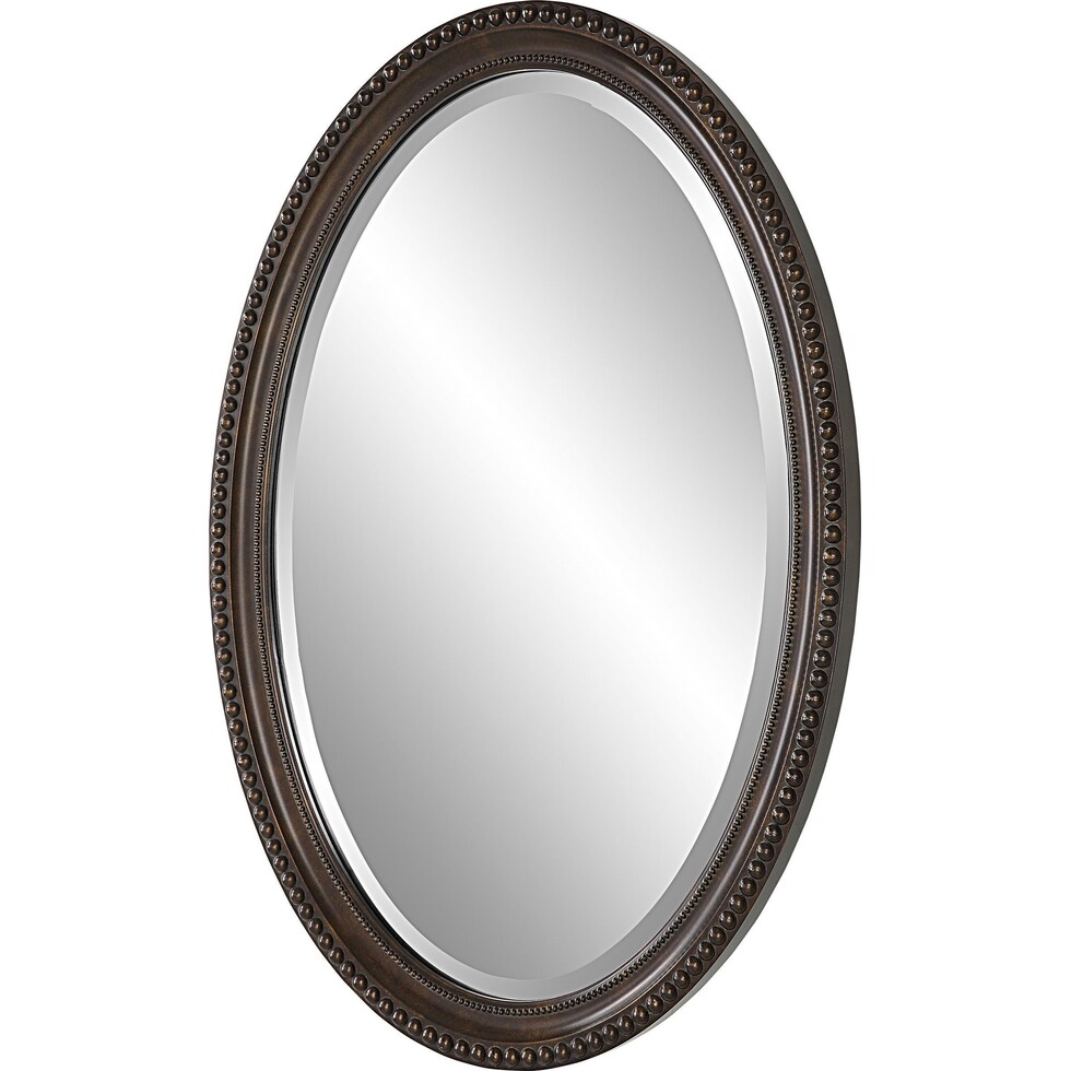 wulfstan dark brown mirror   