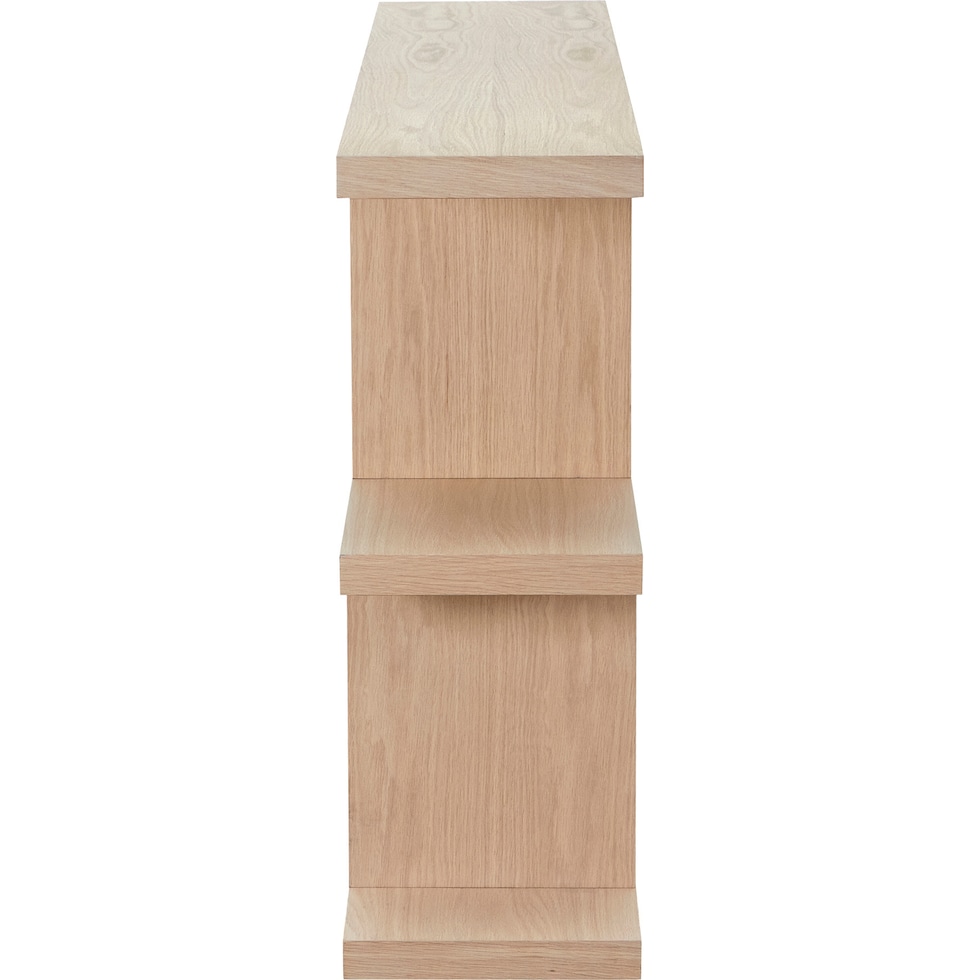 wunder light brown bookcase   