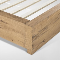 wyatt light brown  pc king bedroom   