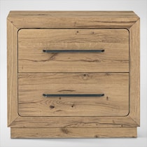 wyatt light brown nightstand   