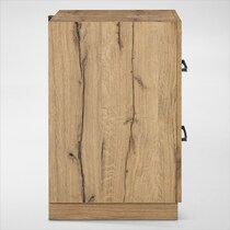 wyatt light brown nightstand   