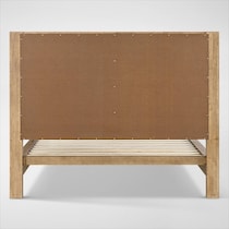 wyatt light brown queen bed   