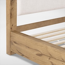 wyatt light brown queen bed   