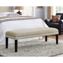 wyatt linen bench   
