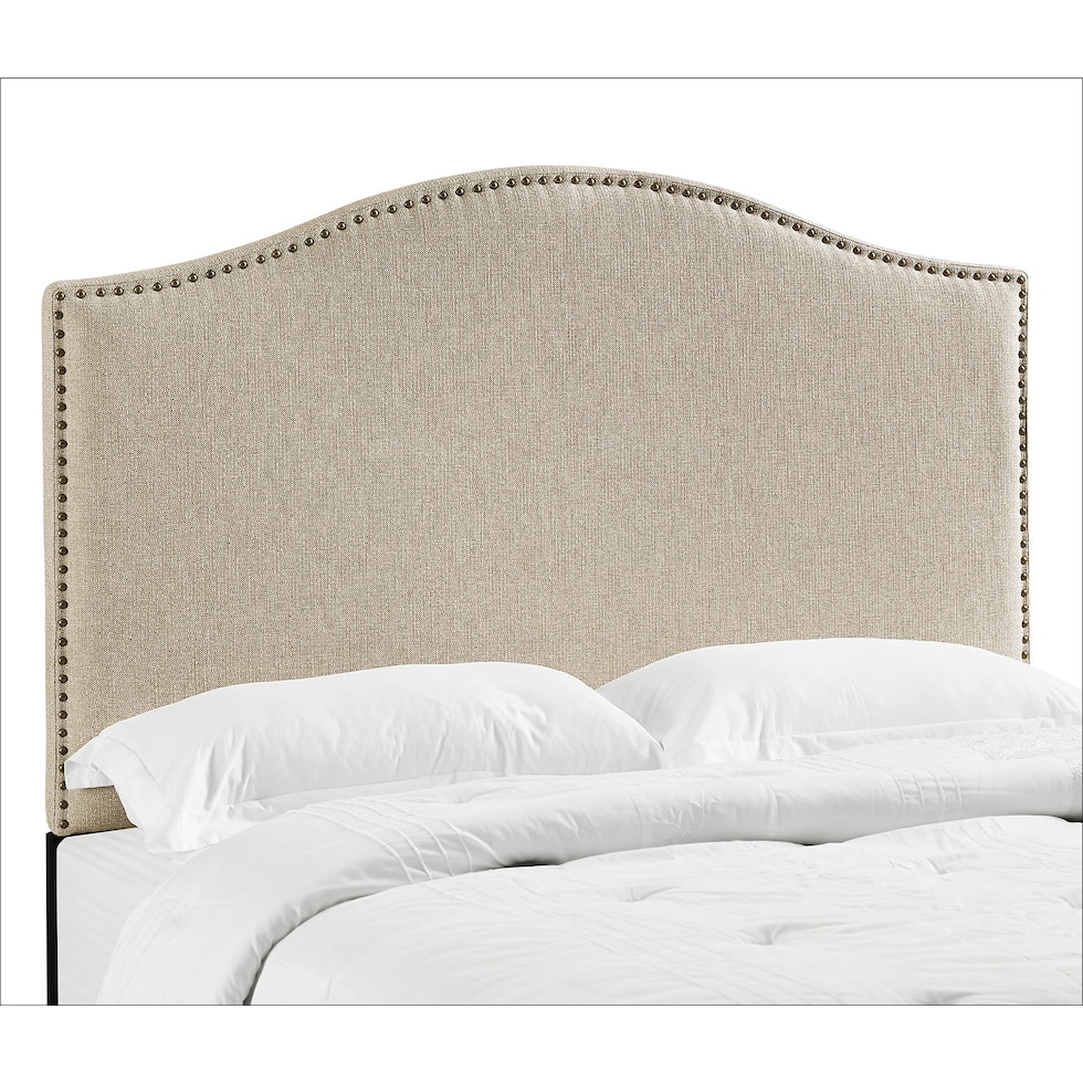 wyatt linen full queen headboard   