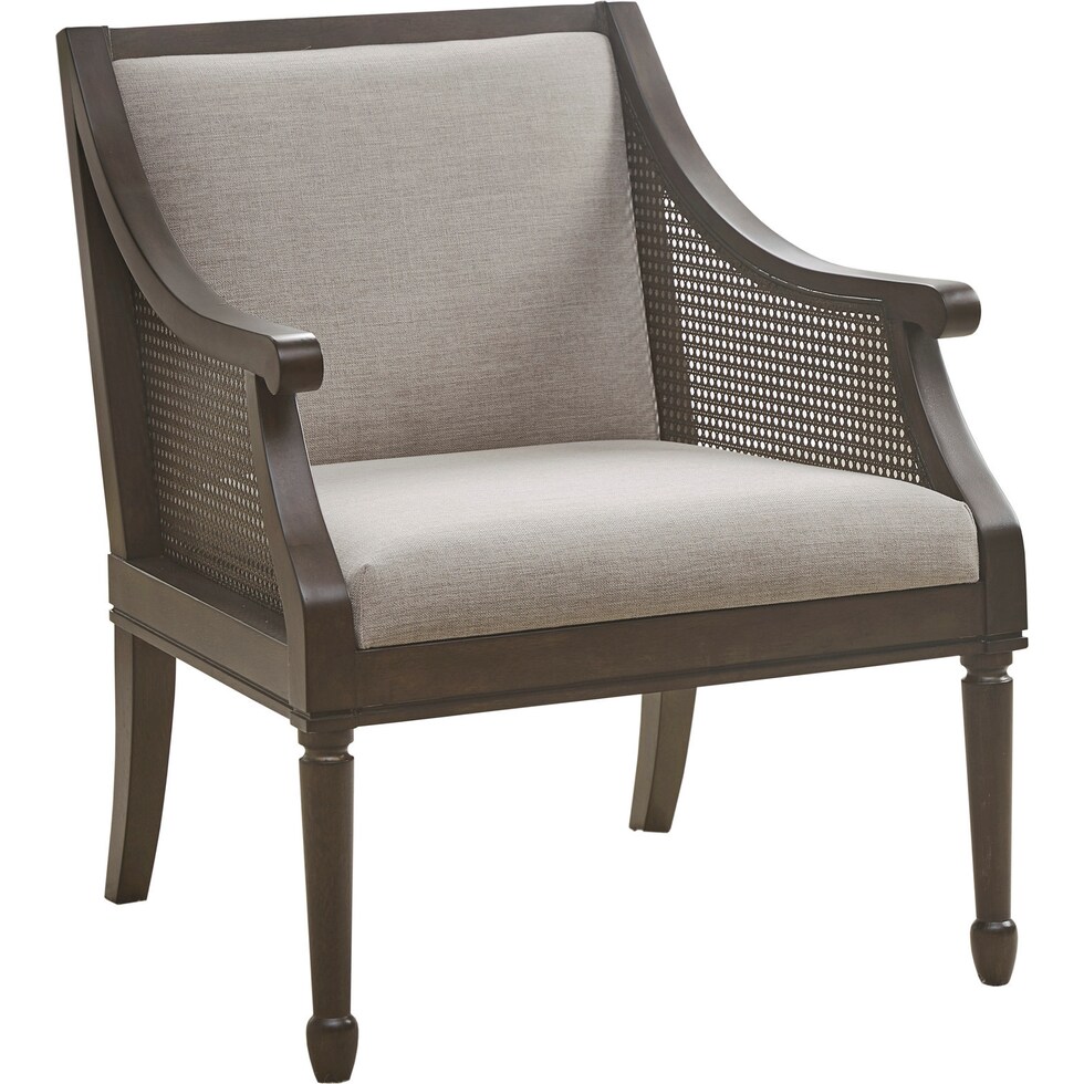 wylla brown accent chair   