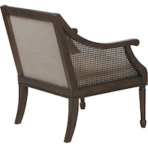 wylla brown accent chair   