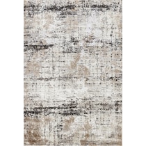 wyller cream dark brown area rug  x    